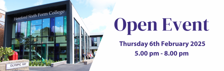 Join us at our next open event on 6th February 2025.