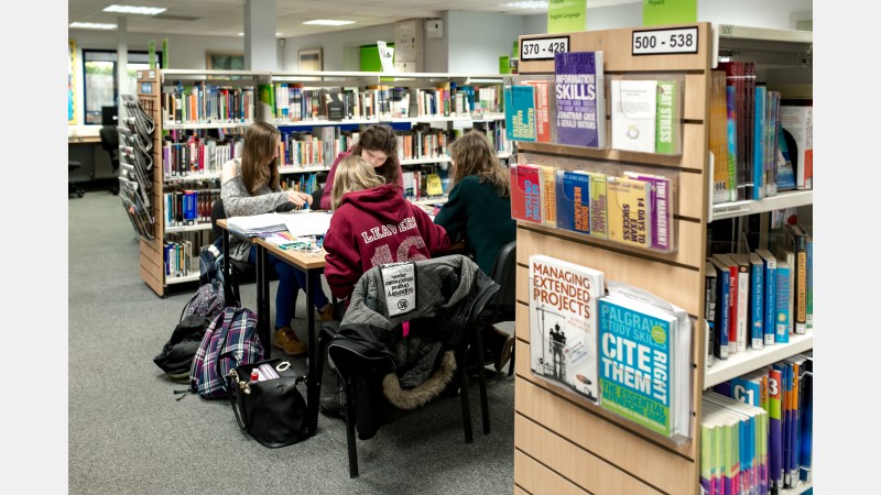 Supporting you > The Library | Hereford Sixth form college