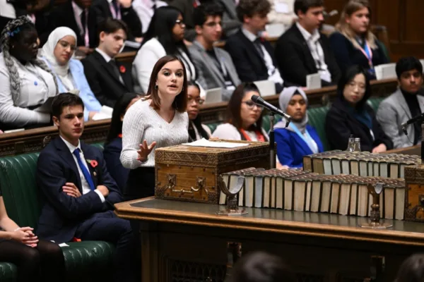 Student Youth MP leads debate in the House of Commons