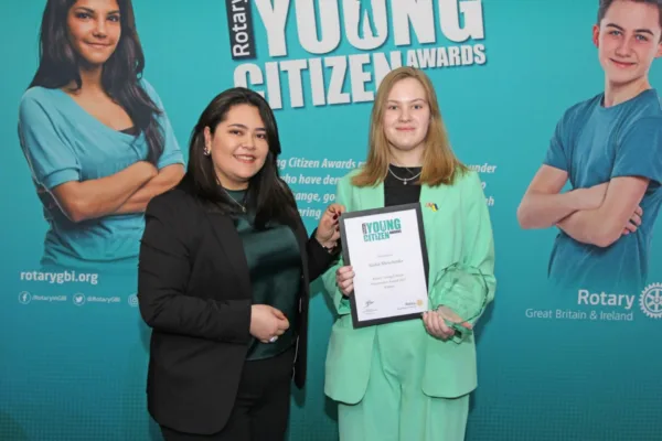 HSFC Student Wins National Young Citizen Rotary Peacemaker Award
