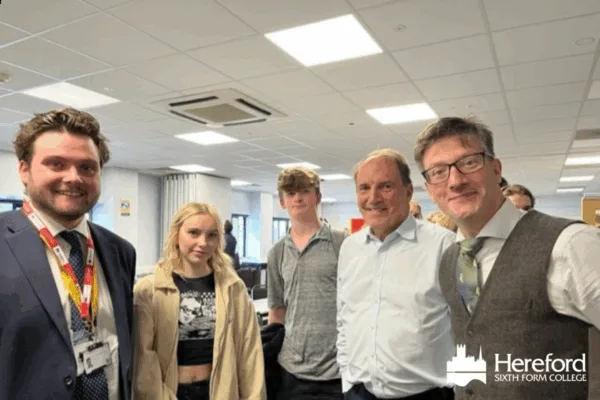 Top Level Government comes to Hereford Sixth Form College